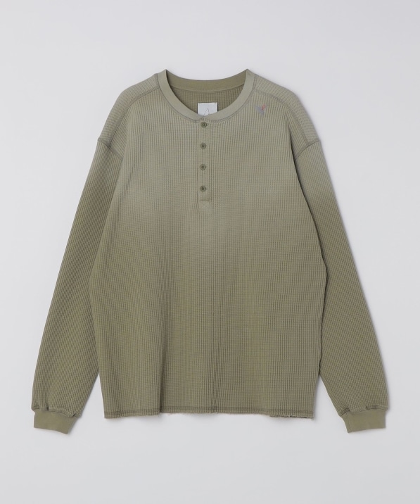 ROA:  BEE SUN FADED ORGANIC WAFFLE SERAFINO LONG SLEEVE