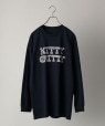 THE NITTY GRITTY ARCHIVE CITY: ロングスリーブ Tシャツ (ロンT) ネイビー