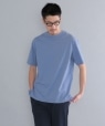 【d fashion/MAGASEEK別注】SHIPS: ヘビー ジャージー VIBTEX Tシャツ ブルー