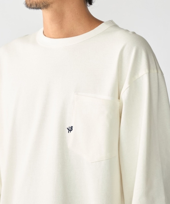 WEB限定】〈汗染み防止加工〉ポケット ロングスリーブ Tシャツ｜ SHIPS