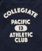 *【SHIPS別注】Collegiate Pacific: 2WAY カレッジプリント フットボール Tシャツ