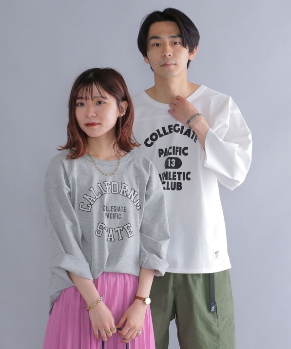 SHIPS別注】Collegiate Pacific: 2WAY カレッジプリント フットボール ...