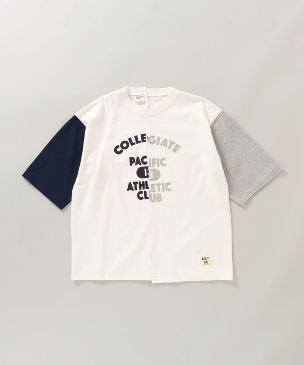 SHIPS別注】Collegiate Pacific: カレッジプリント ドッキング Tシャツ