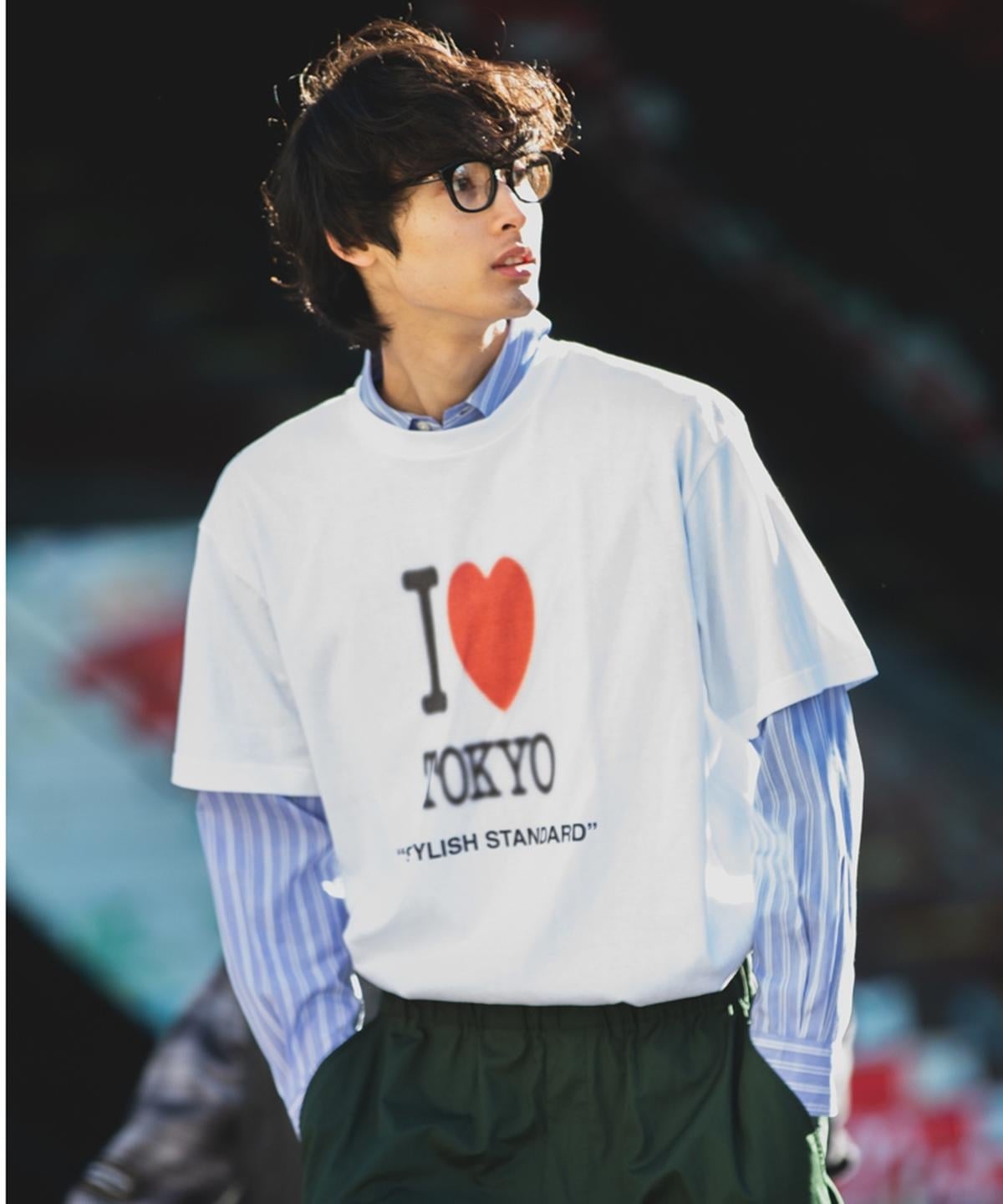 SHIPS: I LOVE TOKYO Tシャツ ライトホワイト