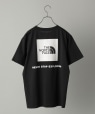 *THE NORTH FACE: バックスクエア ロゴ Tシャツ ブラック