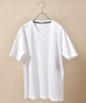 SHIPS: 【ALBINI】Vネック Tシャツ ホワイト