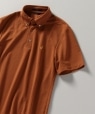 【WEB限定】SHIPS: 吸水速乾・UVケア Drymix（R) ワンポイント ロゴ ボタンダウン ポロシャツ オレンジ