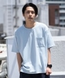 SHIPS: japan quality neo-PRO(R) ポンチ リラックス Tシャツ ライトブルー