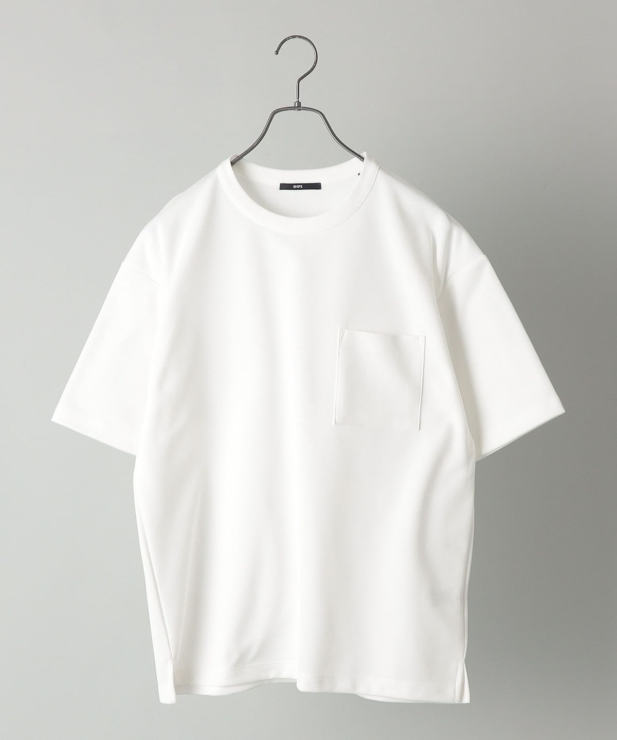 SHIPS: japan quality neo-PRO(R) ポンチ リラックス Tシャツ オフホワイト