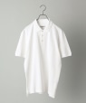 ALANPAINE: ピケ ショートスリーブ ポロシャツ ホワイト