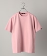 SHIPS: ミラノリブ クルーネック プルオーバー Tシャツ 22SS ピンク