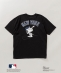 *SHIPS: スヌーピー × メジャーリーグベースボール プリント Tシャツ