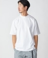 【SHIPS別注】BATONER: オーガニックコットン ハイカウント Tシャツ ホワイト