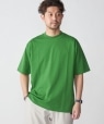 【SHIPS別注】BATONER: オーガニックコットン ハイカウント Tシャツ グリーン