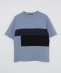 SHIPS: カラー ブロック パネル クルーネック Tシャツ