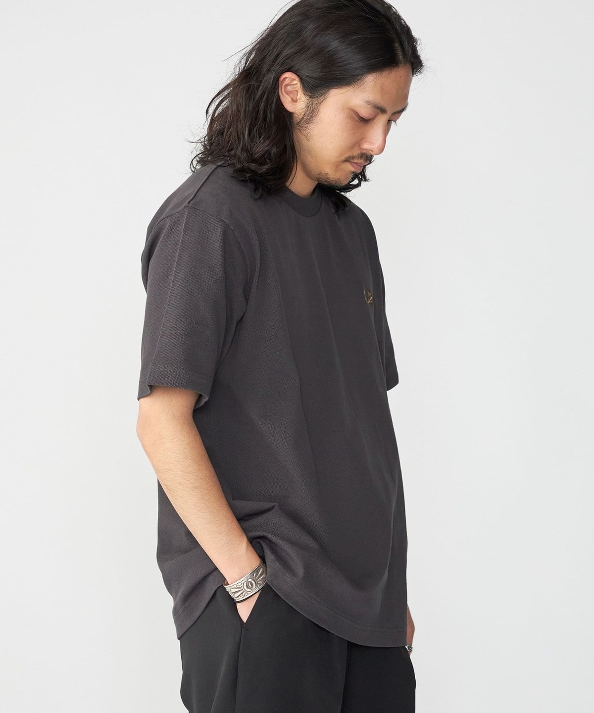 SHIPS別注】FRED PERRY: SOLOTEX(R) 鹿の子 ワンポイント ロゴ Tシャツ ...