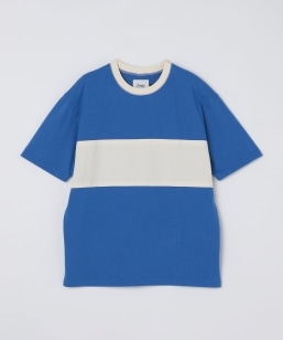 Drake's: SS STRIPED APPLIQUE TEE