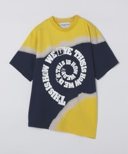 NOMARHYTHM TEXTILE: HAND DYE TWIST TEE PRINT