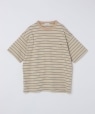 tone: DOUBLE STITCH SHORT SLEEVE T SHIRT STRIPE x[W