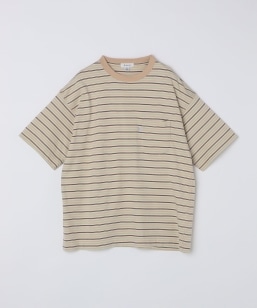 tone: DOUBLE STITCH SHORT SLEEVE T SHIRT STRIPE