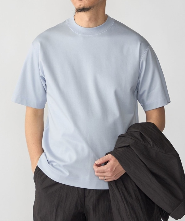 SHIPS: MADE IN JAPAN �N���[�l�b�N �n�C�Q�[�W �|���` ���C�g T�V���c