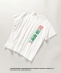 【WEB限定/SHIPS別注】GOOD ROCK SPEED: ピグメント加工 American food ロゴ プリント Tシャツ ホワイトボディ