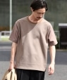 SHIPS: japan quality プリペラ調 リラックス Tシャツ キャメル