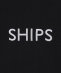 SHIPS: ロゴ エンブロイダリー Tシャツ