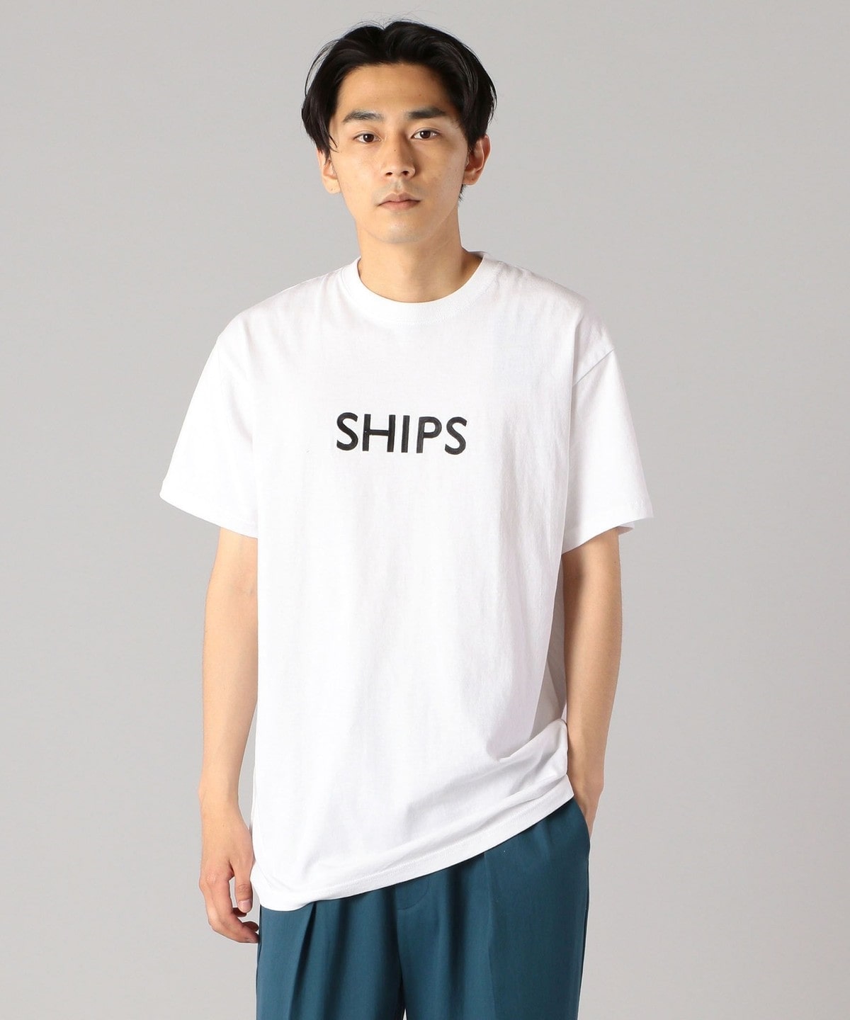SHIPS: ロゴ エンブロイダリー Tシャツ: Tシャツ/カットソー SHIPS