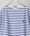 【SHIPS別注】LACOSTE: カノコ バスク ボーダー Tシャツ