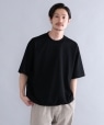 GP/GS/GP: コットン ピケ Tシャツ ブラック