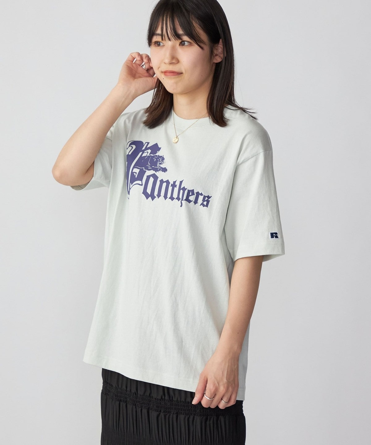 SHIPS別注】RUSSELL ATHLETIC: OLD ENGLISH プリント Tシャツ: Tシャツ