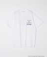 GOOD ROCK SPEED:  NYC クルーネック プリント Tシャツ ホワイト
