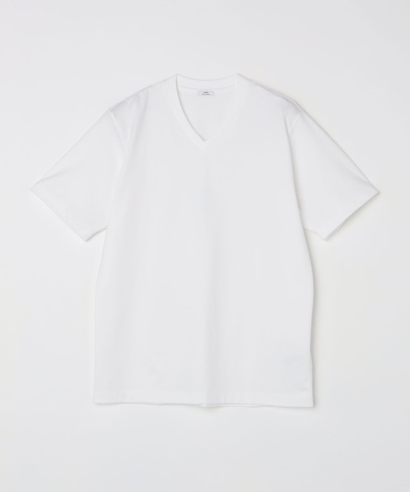 SC: 抗菌・防臭 NANO-FINE（R） ハイゲージ コットン Vネック Tシャツ 