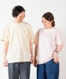 SU:【WEB限定】ワンポイント ロゴ エンブロイダリー Tシャツ ピンク