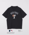 SHIPS: PEANUTS×MLB �v�����g T�V���c 26SS �l�C�r�[