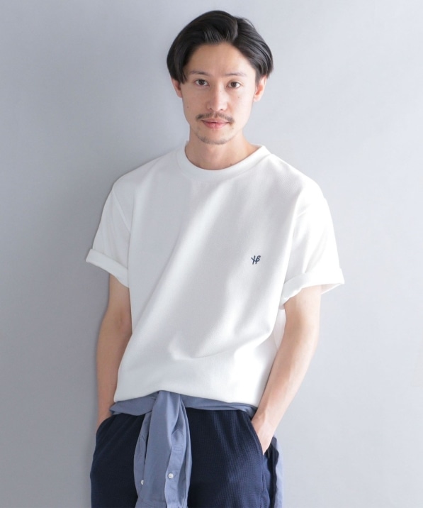 SHIPS: ワンポイント ロゴ バーズアイ Tシャツ 23SS 2: Tシャツ ...