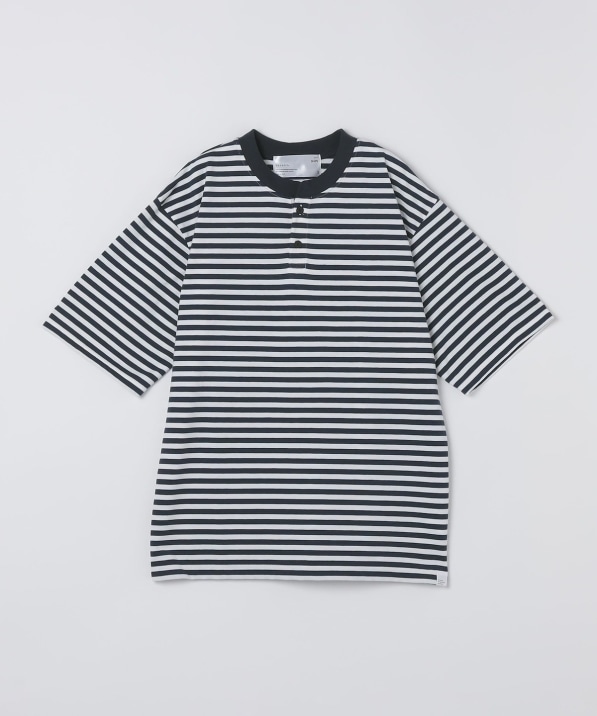 THYARD: COOLMAX(R) ボーダー ヘンリーネック Tシャツ｜ SHIPS 公式サイト