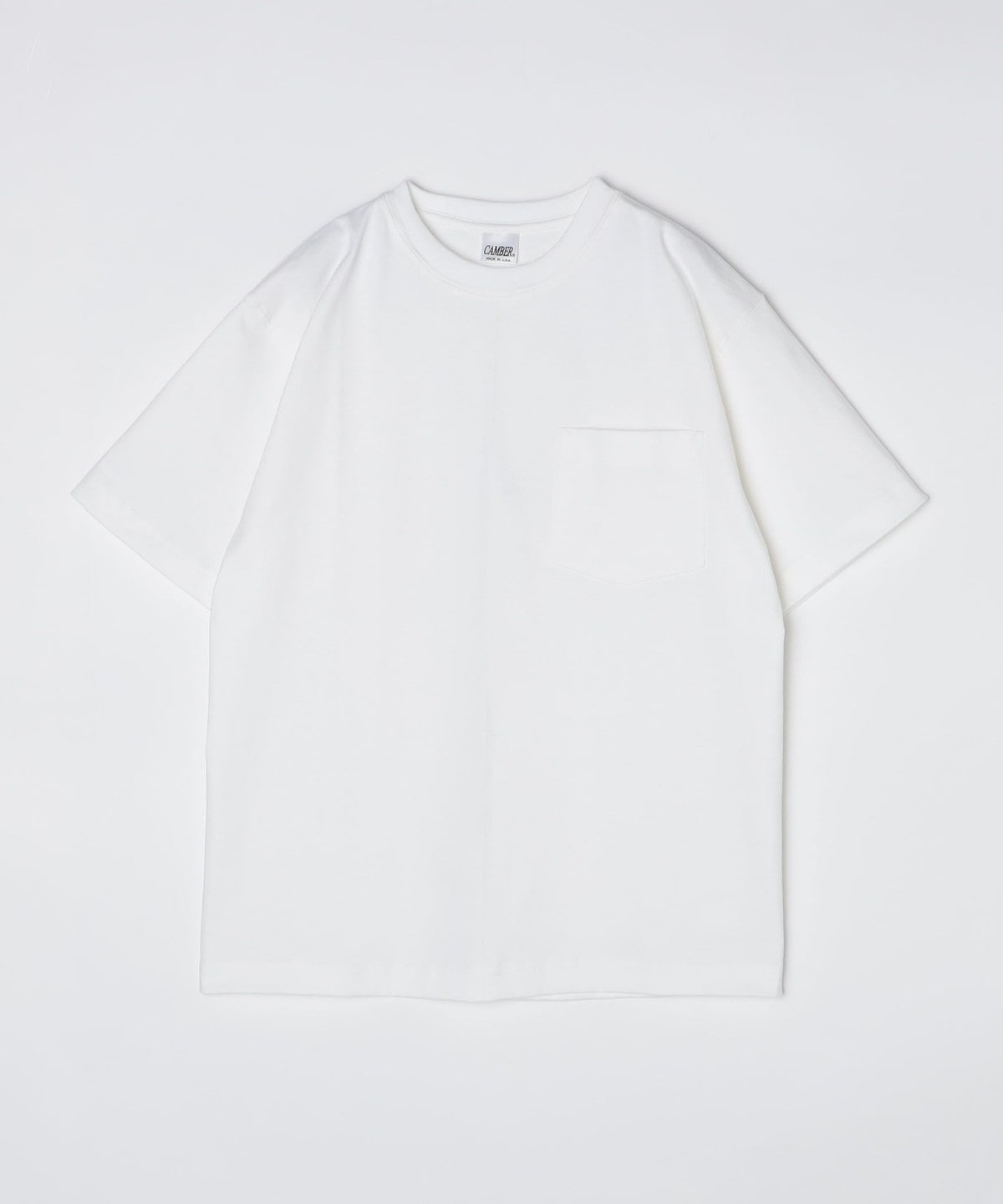 CAMBER: 8オンス MAX-WEIGHT ポケット Tシャツ ホワイト