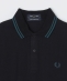 FRED PERRY: TWIN TIPPED LONG SLEEVE POLO M1212