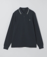 FRED PERRY: M3636  TW/TIPPED LONG SLEEVE �R�o���g�u���[