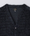 NEEDLES: V Neck Cardigan - Feather Tulle