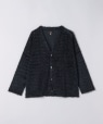 NEEDLES: V Neck Cardigan - Feather Tulle �l�C�r�[