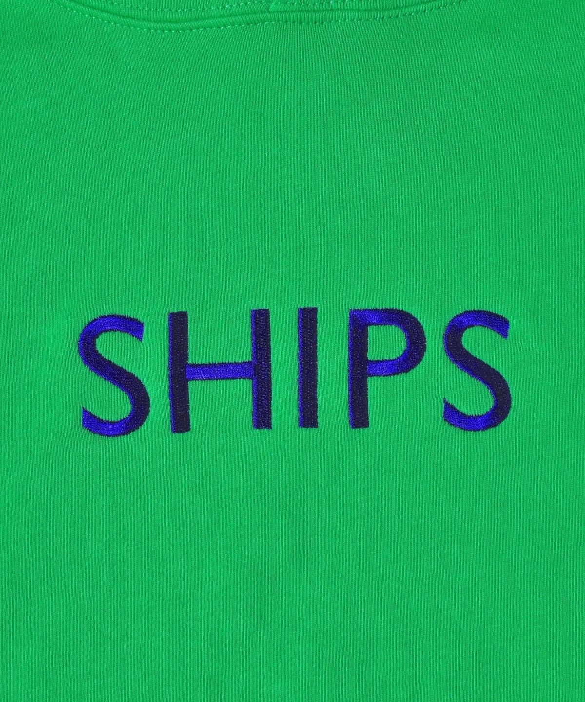 SU:【一部WEB限定カラー】SHIPS ロゴ ビッグシルエット エンブロイ