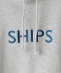 *SHIPS: 刺繍 SHIPS ロゴ ユニセックス スウェット パーカー