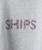 *SHIPS: LIBERTY プリント SHIPS ロゴ ユニセックス クルーネック スウェット （トレーナー）