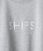 *SHIPS: 刺繍 SHIPS ロゴ ユニセックス クルーネック スウェット