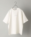【WEB限定】SHIPS: 《Tシャツとショーツがセット》 Stylish Standard ロゴ セットアップ Tシャツ