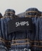 *SHIPS: ワンサイズフィット ワイド テーパード 7オンス デニム イージーパンツ (セットアップ対応)