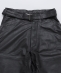 SEEALL: LEATHER PAINTER PANTS